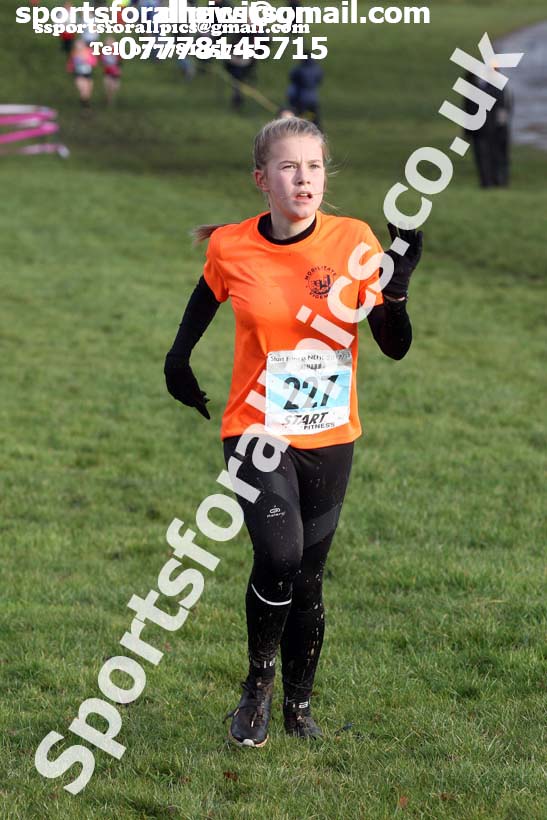 Girls under-13s Start Fitness NEHL, Herrington Country Park, near Sunderland. Photo:  David T. Hewitson/Sports for All Pics